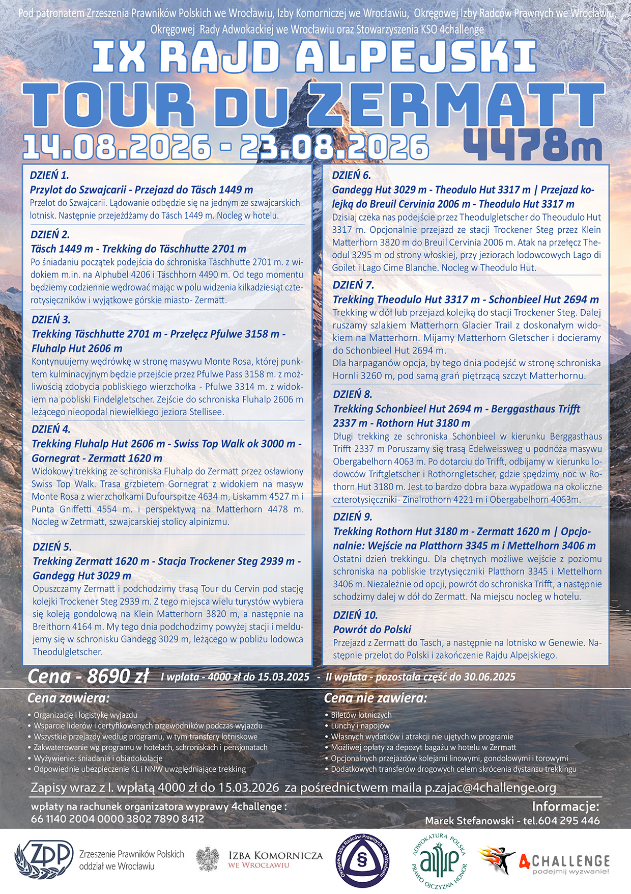 Plakat IX Rajdu Alpejskiego